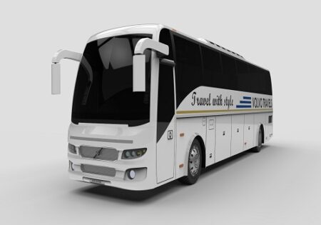 دانلود مدل سه بعدی اتوبوس ولوو در نرم افزار Solidworks