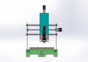 پروژه طراحی دستگاه CNC در نرم افزار سالیدروک