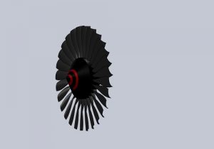 دانلود مدل پروانه موتور هواپیما در نرم افزار Solidworks