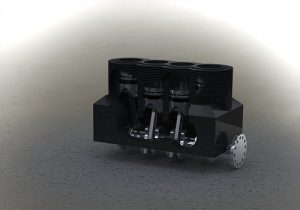 دانلود مدل سه بعدی موتور 4 سیلندر در نرم افزار Solidworks
