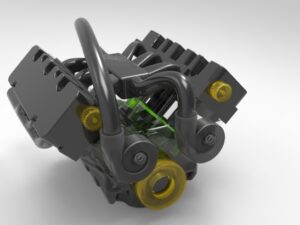 دانلود مدل سه بعدی موتور 8 سیلندر در نرم افزار Solidworks