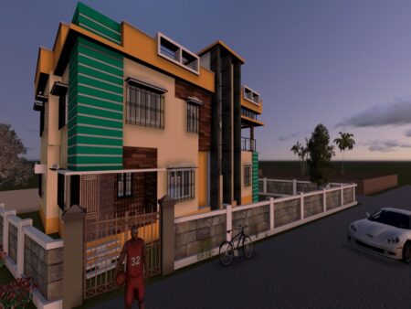 پروژه آماده طراحی معماری خانه مسکونی با Revit
