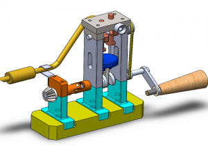 طراحی عملکرد موتور در نرم افزار سالیدروک