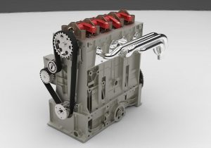 طراحی موتور پژو در نرم افزار سالیدروک