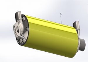 طراحی سیلندر هیدرولیک در نرم افزار سالیدروک