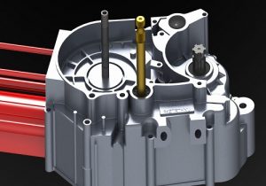 دانلود مدل سه بعدی قاب سمت چپ موتور در نرم افزار Solidworks