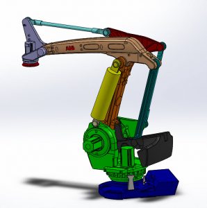 دانلود مدل سه بعدی ربات ABB IRB 760 در نرم افزار Solidworks