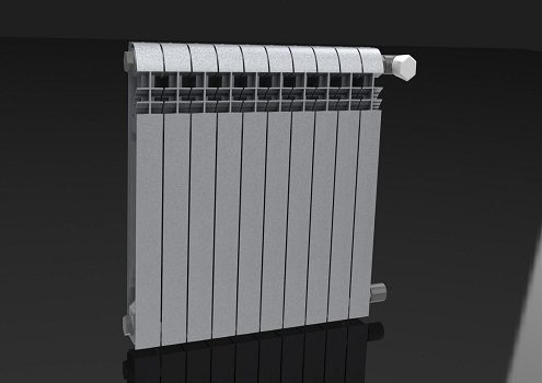 دانلود مدل سه بعدی رادیاتور آلومینیومی در نرم افزار Solidworks