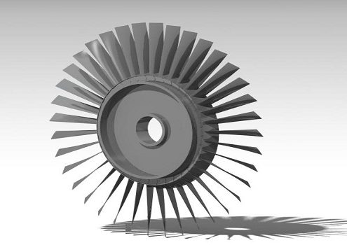 دانلود مدل سه بعدی کمپرسور محوری برای یک موتور جت تک شفت در نرم افزار Catia