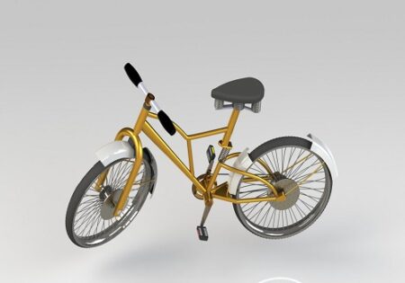 دانلود مدل سه بعدی دوچرخه در نرم افزار Solidworks
