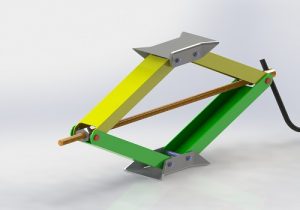دانلود مدل سه بعدی جک خودور در نرم افزار Solidworks