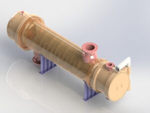 دانلود مدل سه بعدی مبدل حرارتی در نرم افزار Solidworks